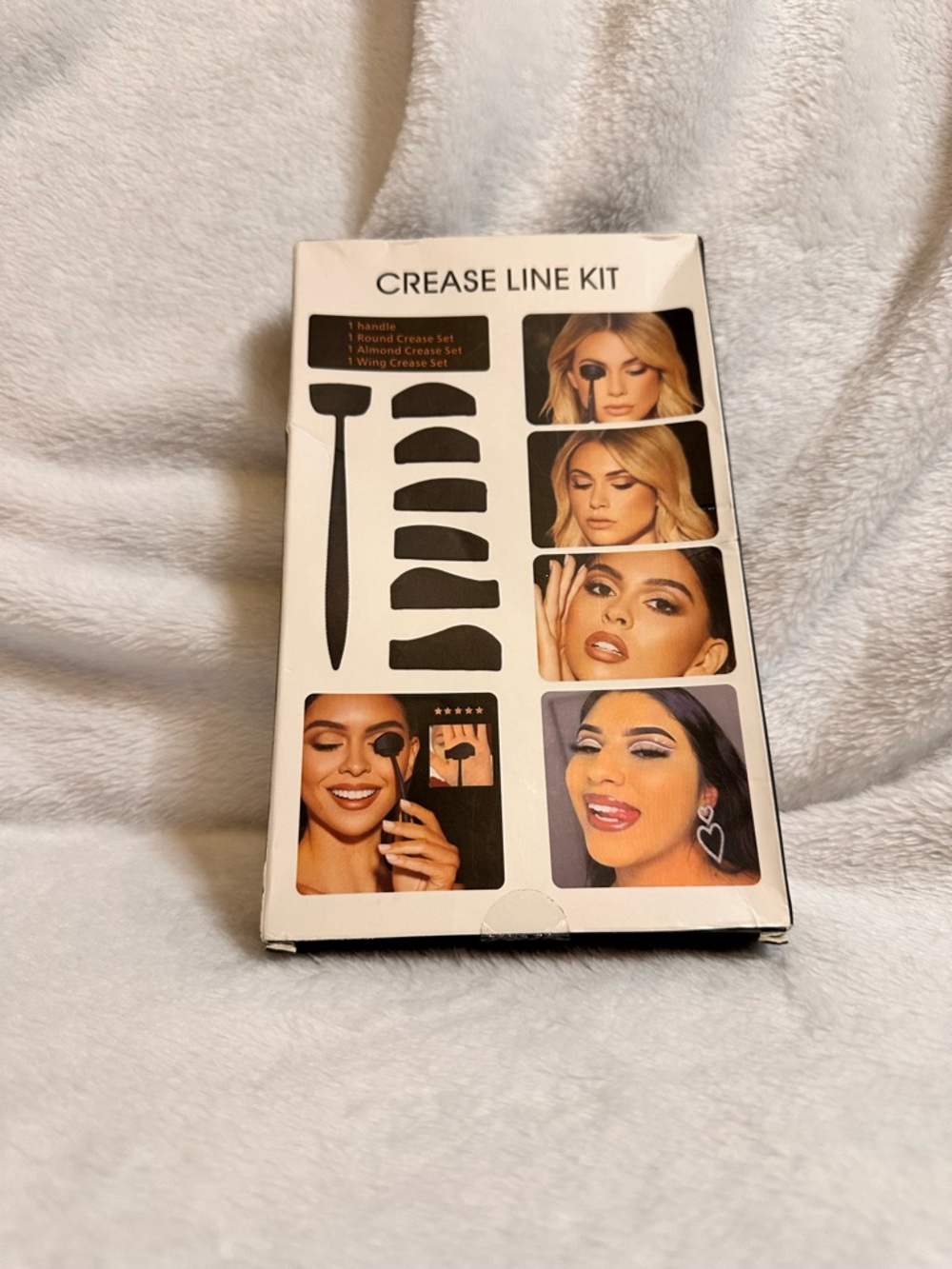 Professional 6-in-1 Crease Line Kit - Cut Crease Eyeshadow Stencil Tool Set
